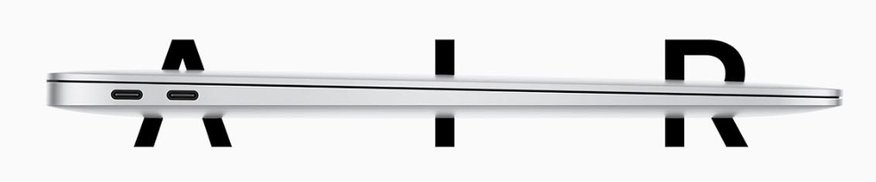 apple macbook air review of the input ports