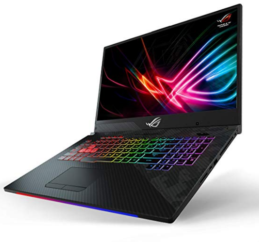 Best Buy Gaming Laptop, ASUS ROG sideview 