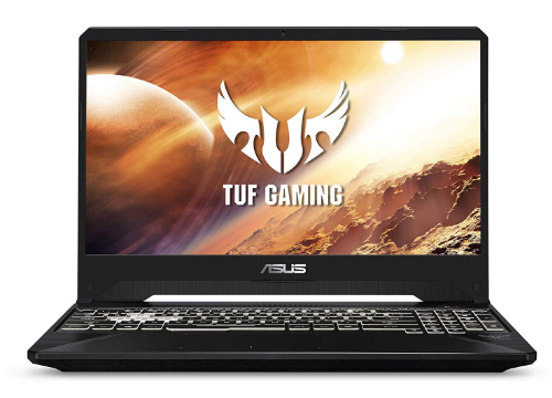 Main view of the Asus TUF Gaming Laptop FX505