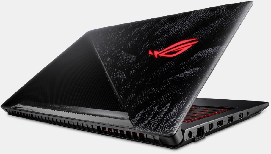 Best Buy Gaming Laptop, ASUS ROG back view