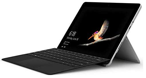 top rated tablets, the Microsoft Surface Go with keyboard