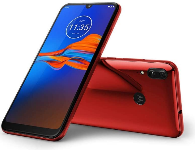 best budget android phone, red Moto E6 Plus