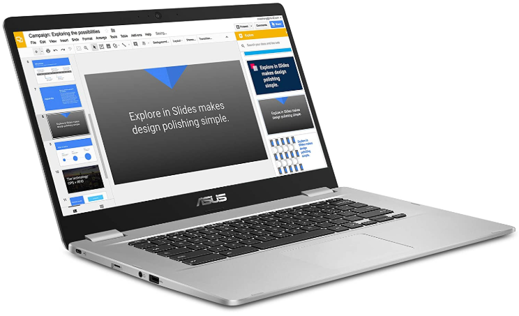 Asus Chromebook C523 as one of the best Chromebooks for students