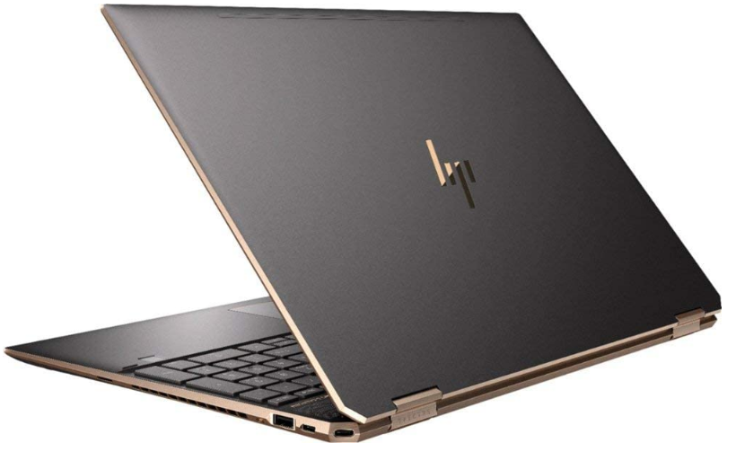 Rear and side view of the HP Spectre X360