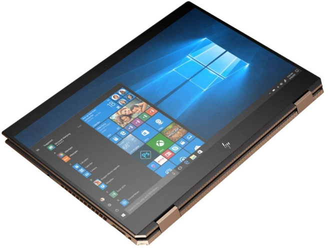 Tablet mode of the 2020 hp spectre x360 15