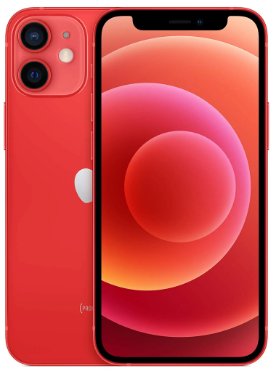 The red new Apple iPhone 12 mini, new Apple iPhone 12 mini