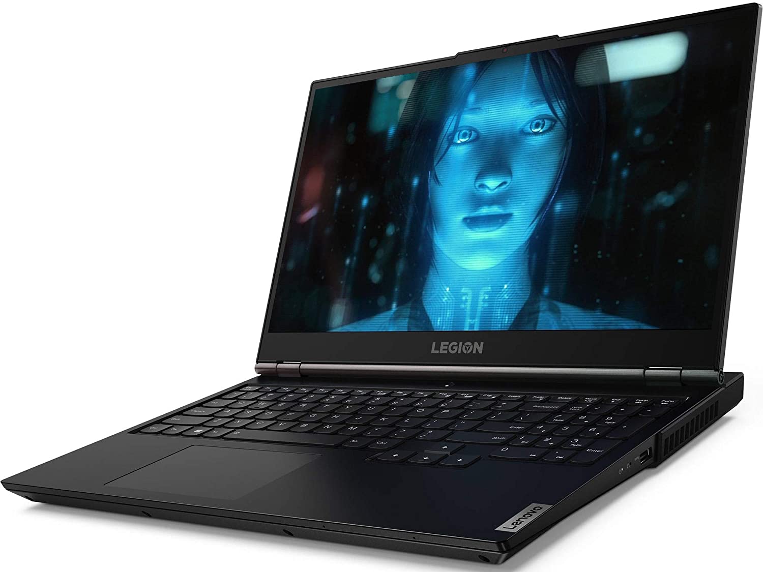Front and side view of the Lenovo Legion 5i