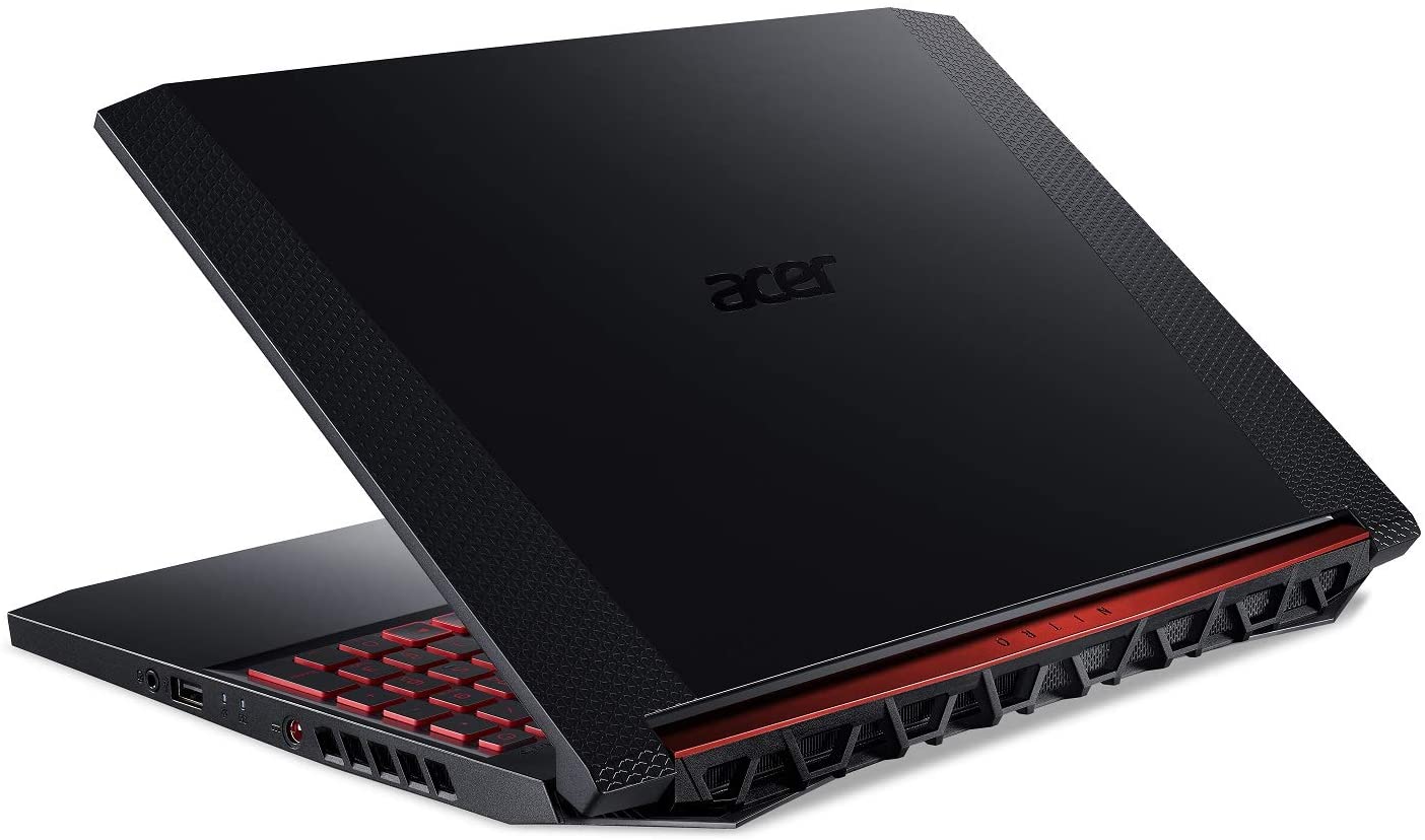 The back view of the Acer Nitro 5 gaming laptop.
