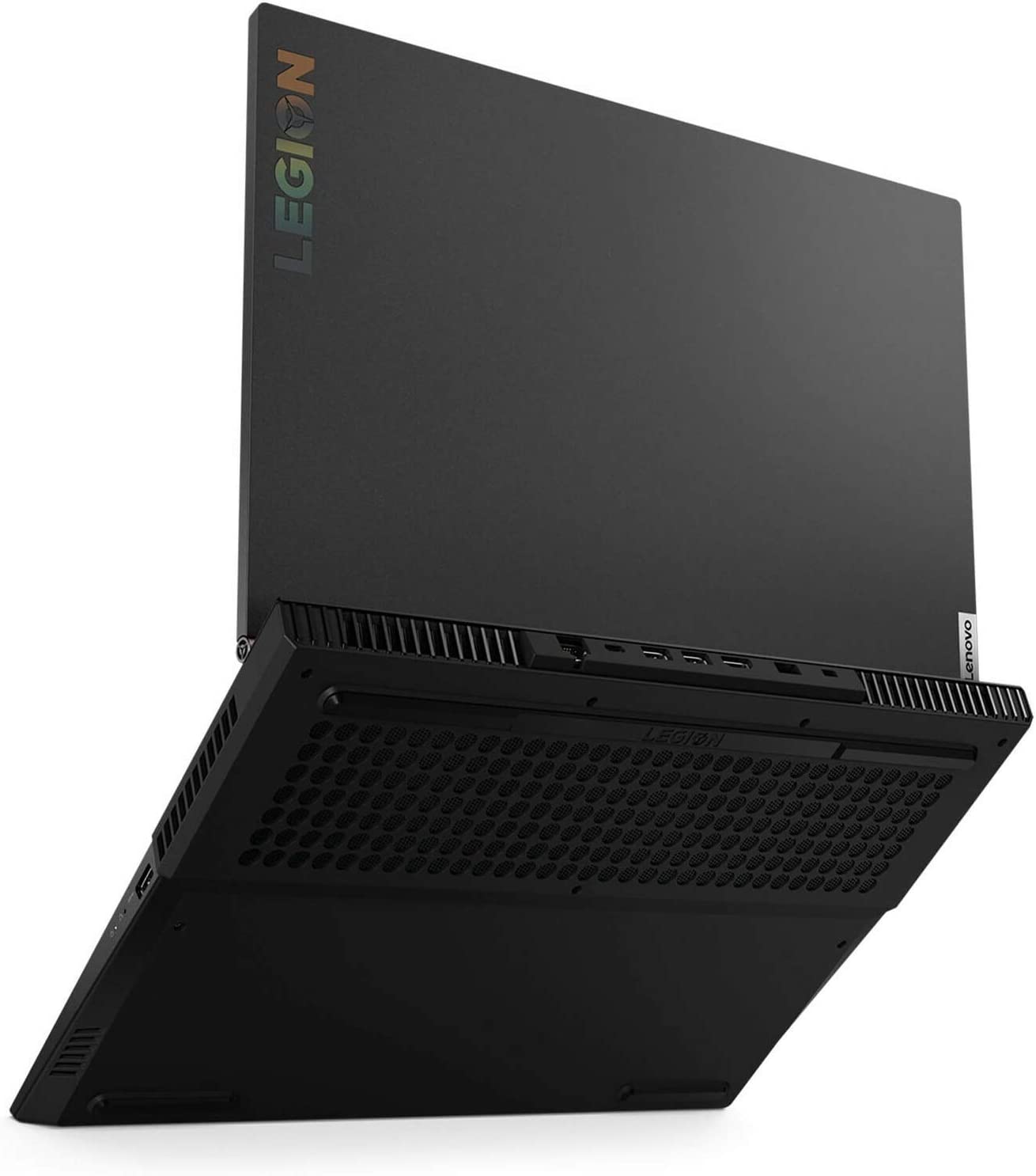 Back view and ventilation of the Lenovo Legion 5i gaming laptop
