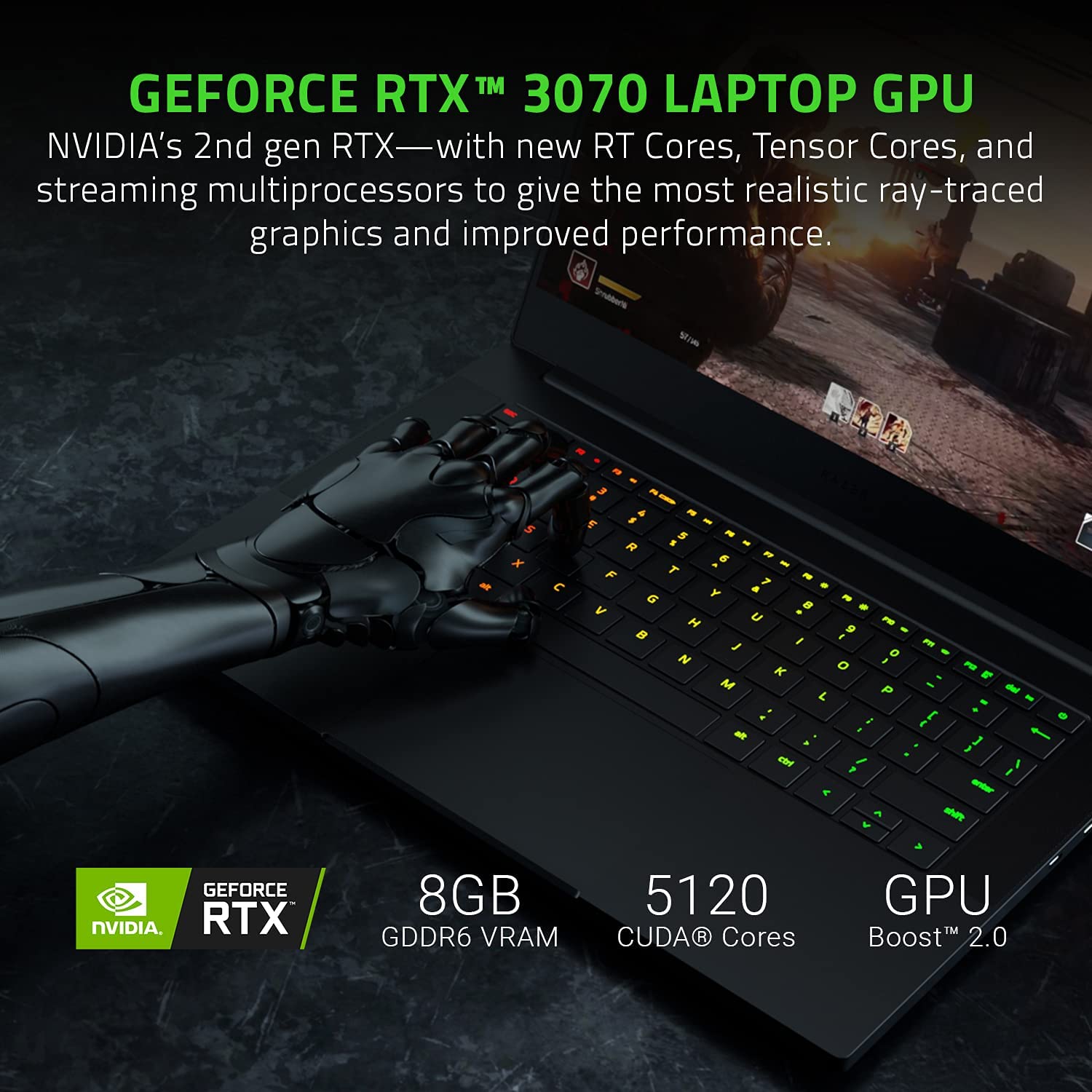 The main GPU feature, Razer Blade 14 gaming laptop