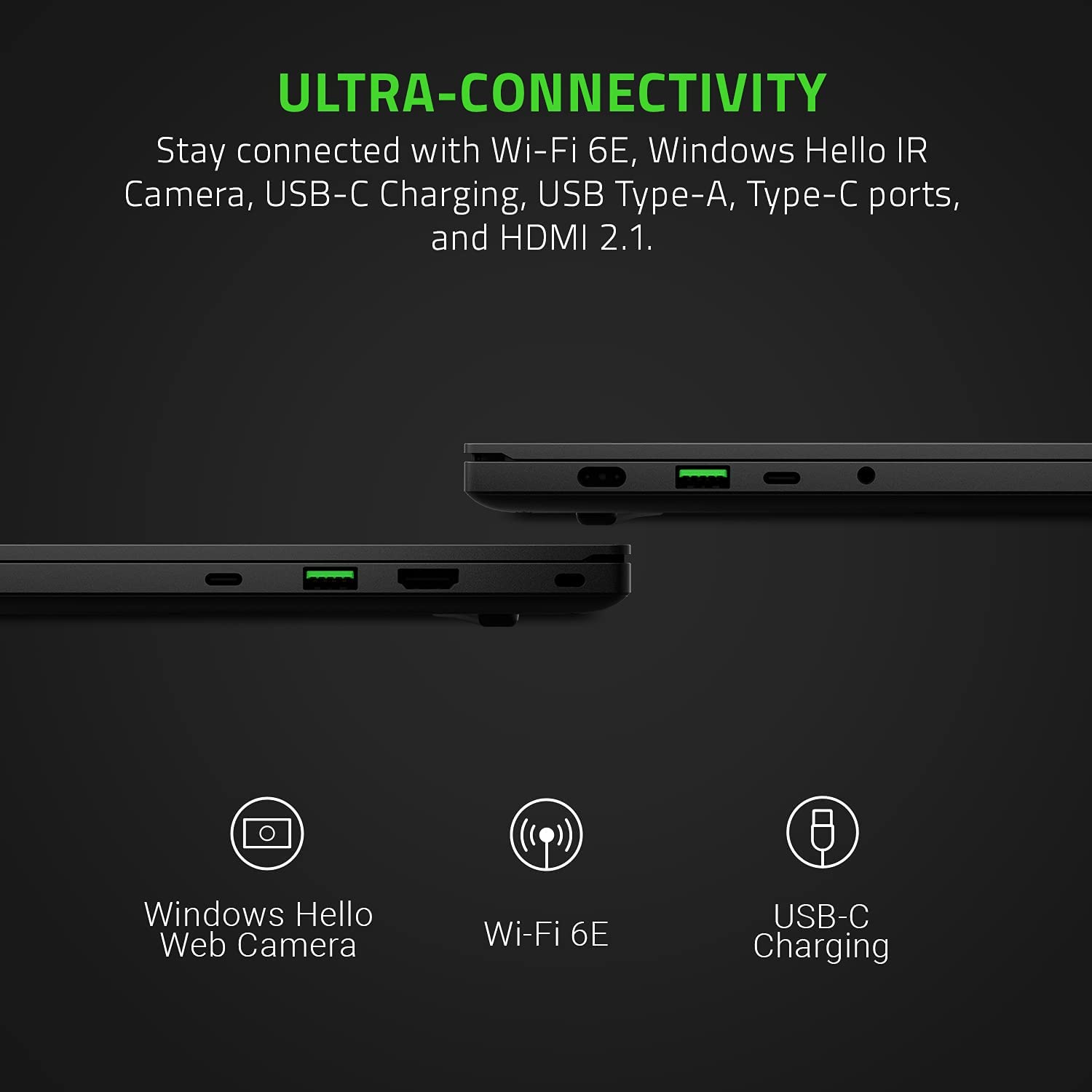 Input ports, Razer Blade 14 gaming laptop